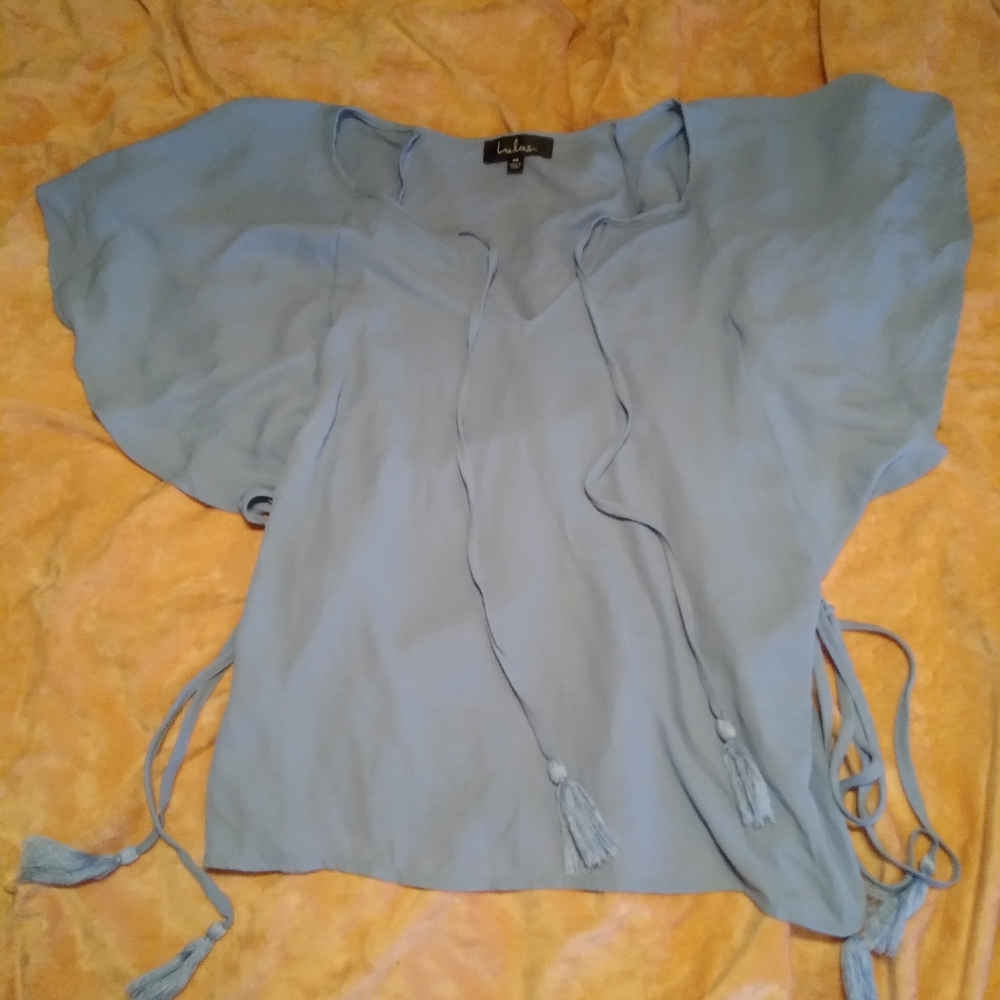 Blue dressy shirt